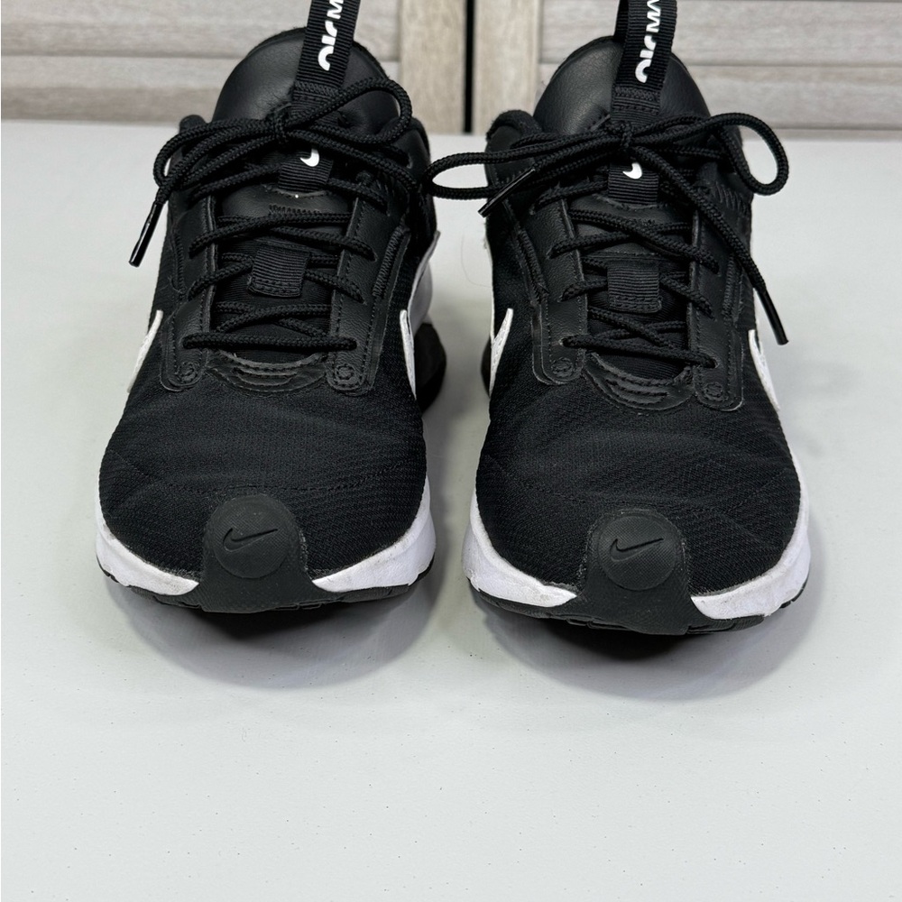 NIKE Women's Air Max Interlock Lite Sneakers Black/White-8 - Picture 3 of 9